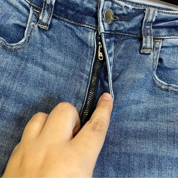 AEO Highest Rise Jeggings Distressed size 6 - Picture 4 of 8